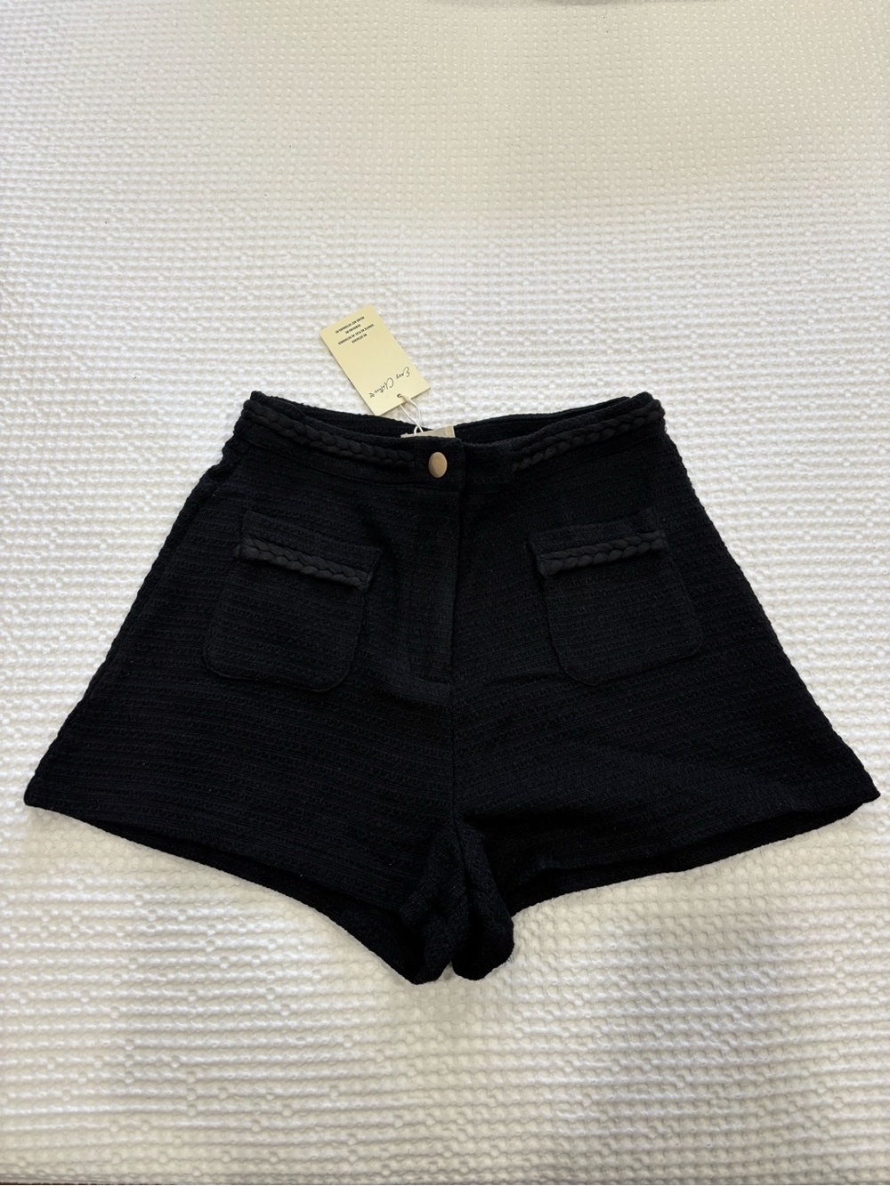 Women’s Adrian High-Waist Tweed Knit Shorts
